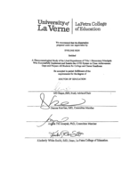 A Phenomenological Study of the Lived Experiences of Title 1 Elementary Principals Who Successfully Implement and Sustain the Avid System to Close Achievement Gaps and Prepare All Students for College and Career Readiness.