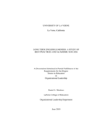 Long Term English Learners: A Study of Best Practices and Academic Success.