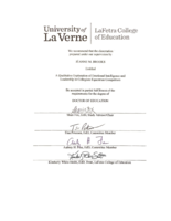 A Qualitative Exploration of Emotional Intelligence and Leadership in Collegiate Equestrian Competitors.