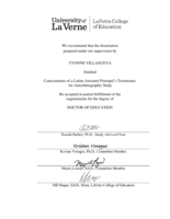 Conocimiento of A Latina Assistant Principal's Testimonio: An Autoethnographic Study