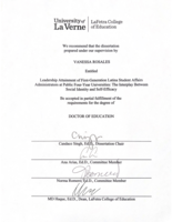 Leadership Attainment of First-Generation Latina Student Affairs Administrators at Public Four-Year Universities: The Interplay Between Social Identity and Self-Efficacy